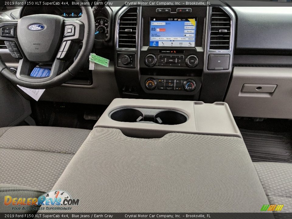 2019 Ford F150 XLT SuperCab 4x4 Blue Jeans / Earth Gray Photo #13