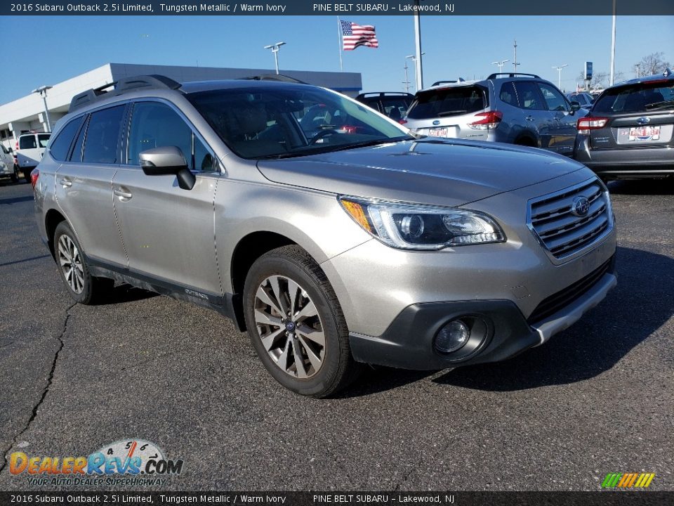 2016 Subaru Outback 2.5i Limited Tungsten Metallic / Warm Ivory Photo #1