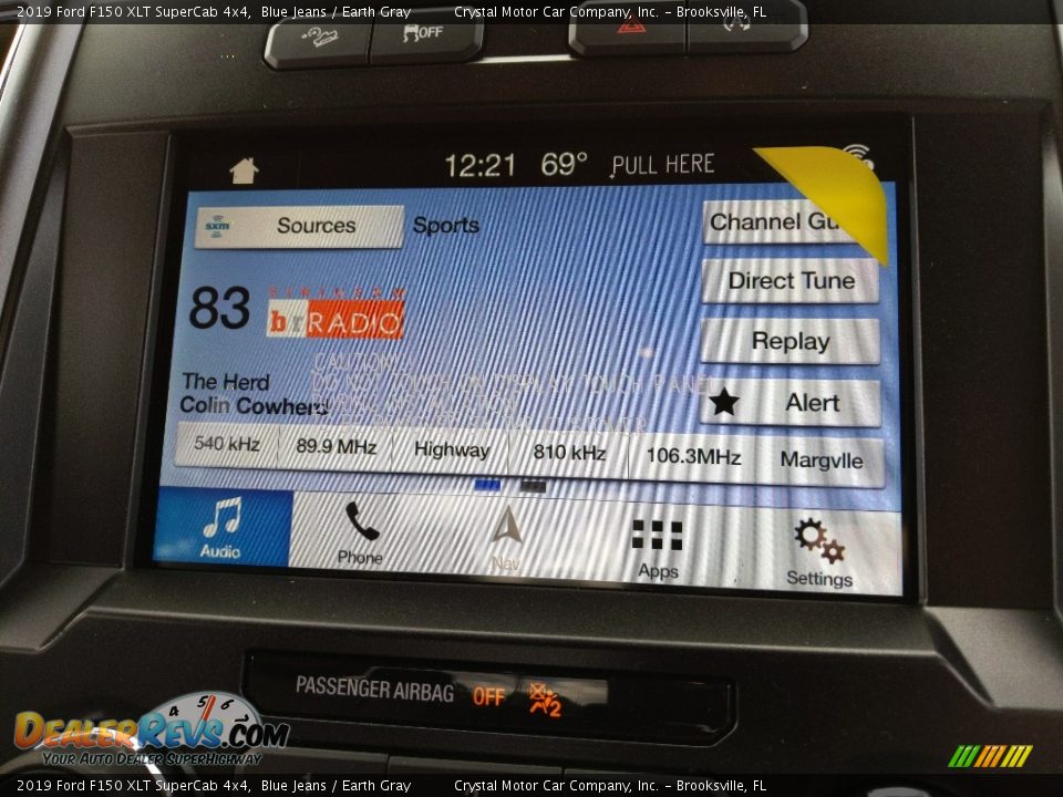 2019 Ford F150 XLT SuperCab 4x4 Blue Jeans / Earth Gray Photo #15