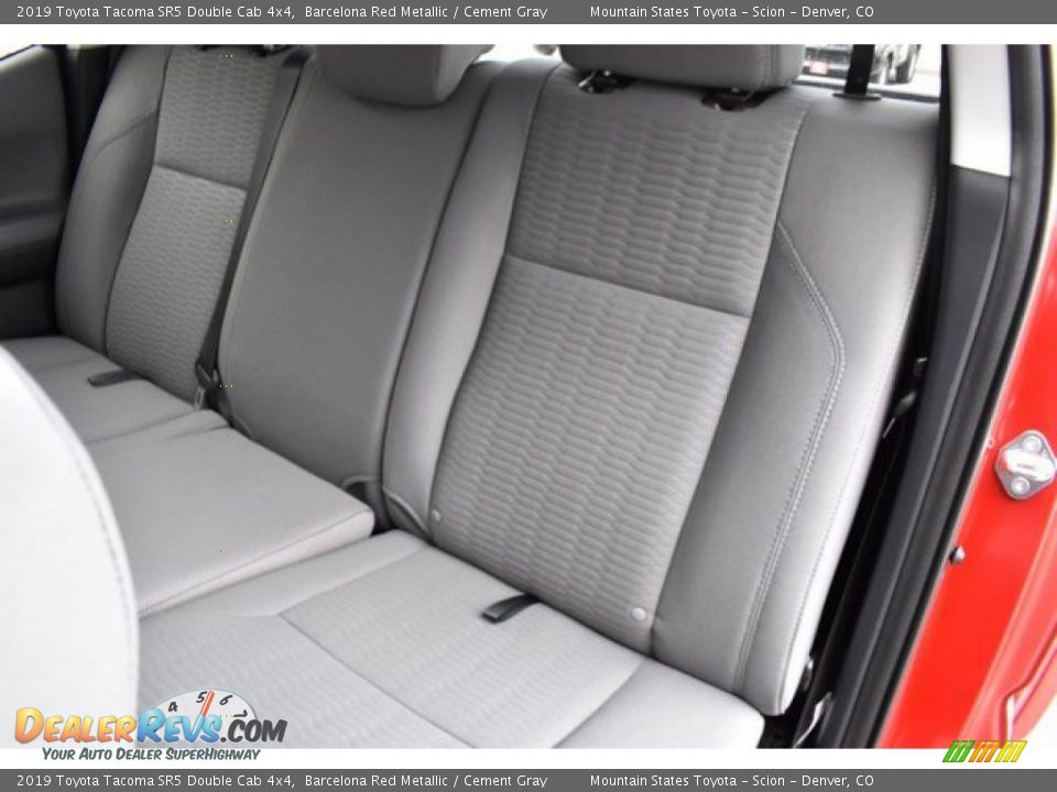 2019 Toyota Tacoma SR5 Double Cab 4x4 Barcelona Red Metallic / Cement Gray Photo #16