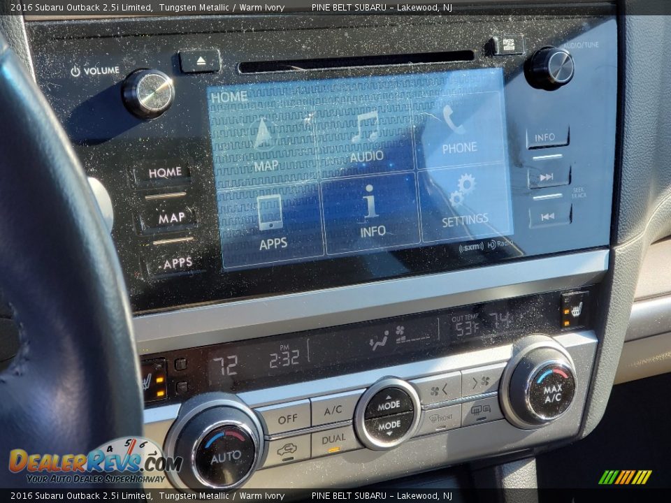 2016 Subaru Outback 2.5i Limited Tungsten Metallic / Warm Ivory Photo #4