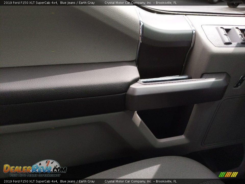 2019 Ford F150 XLT SuperCab 4x4 Blue Jeans / Earth Gray Photo #17