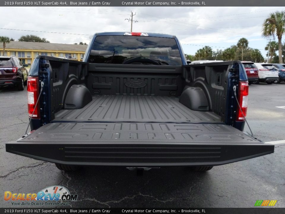 2019 Ford F150 XLT SuperCab 4x4 Blue Jeans / Earth Gray Photo #19