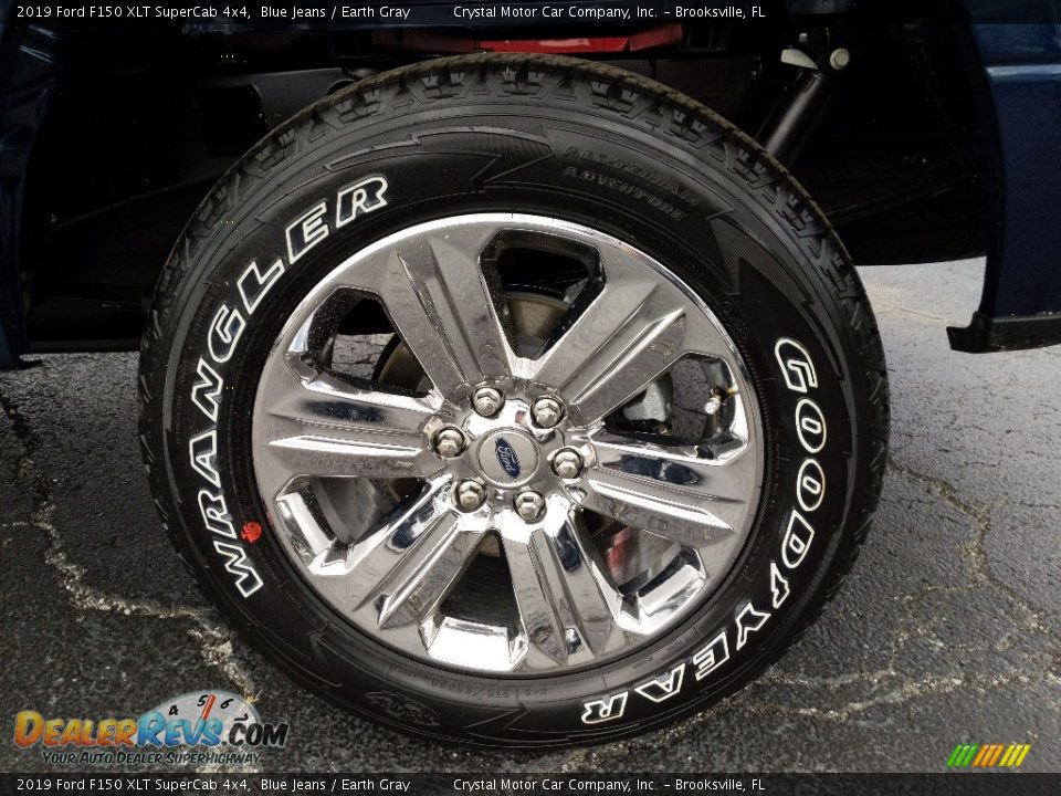 2019 Ford F150 XLT SuperCab 4x4 Blue Jeans / Earth Gray Photo #20