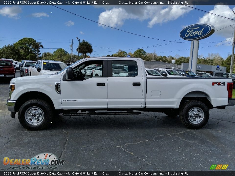 2019 Ford F350 Super Duty XL Crew Cab 4x4 Oxford White / Earth Gray Photo #2