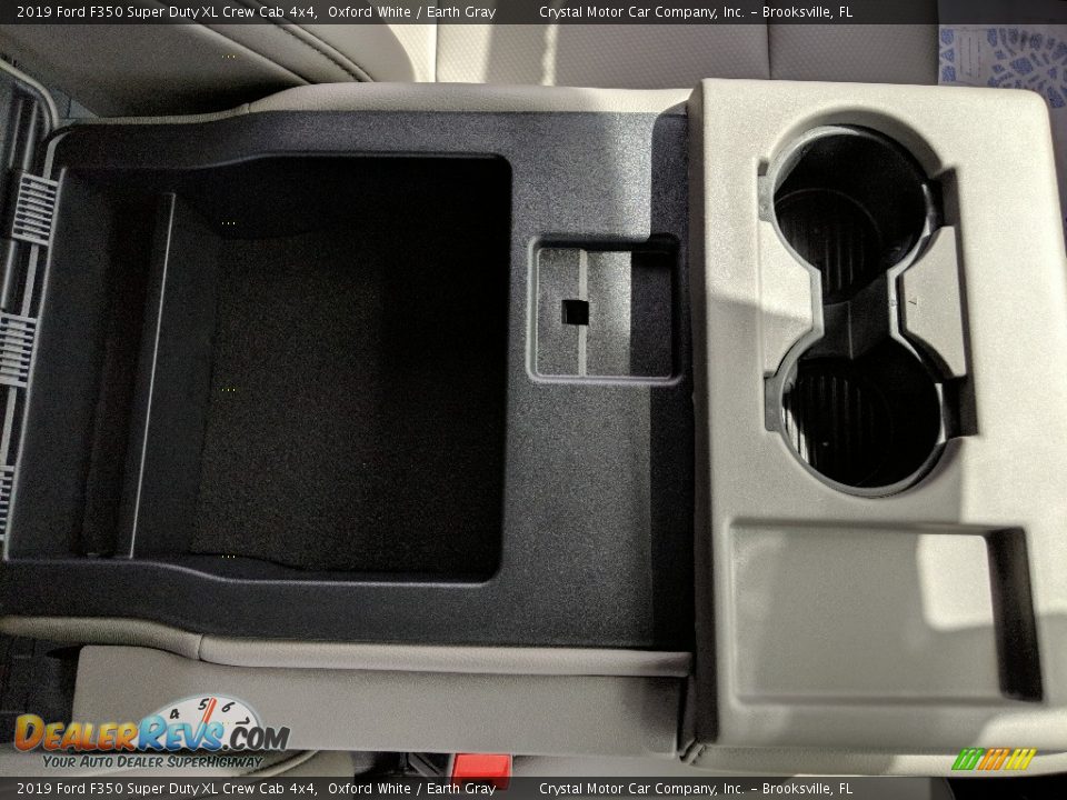 2019 Ford F350 Super Duty XL Crew Cab 4x4 Oxford White / Earth Gray Photo #18