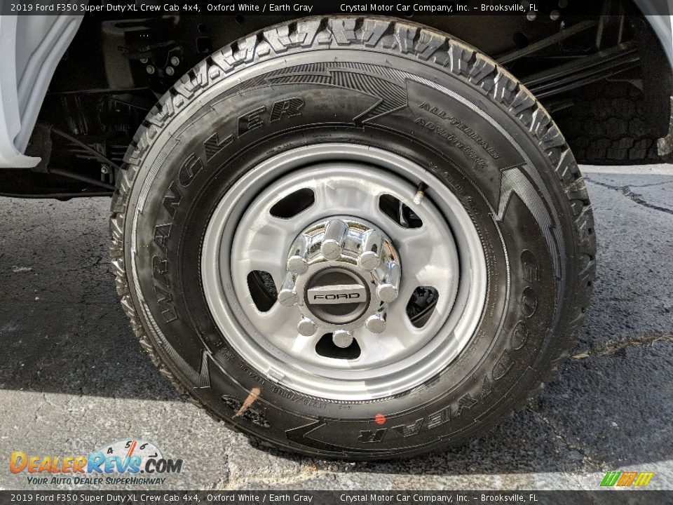 2019 Ford F350 Super Duty XL Crew Cab 4x4 Oxford White / Earth Gray Photo #20