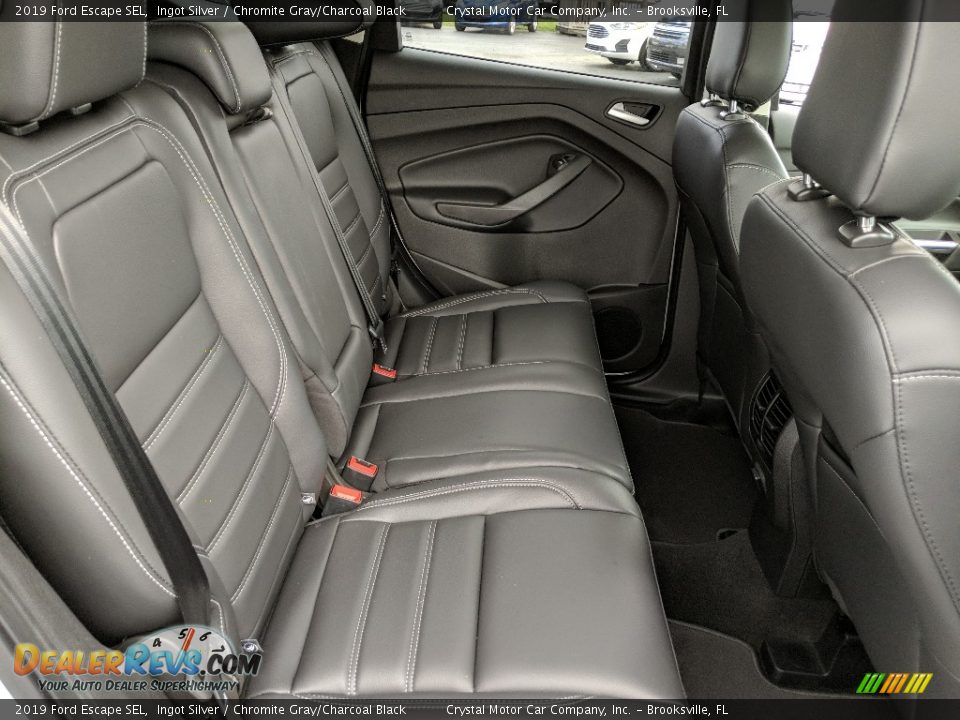2019 Ford Escape SEL Ingot Silver / Chromite Gray/Charcoal Black Photo #11