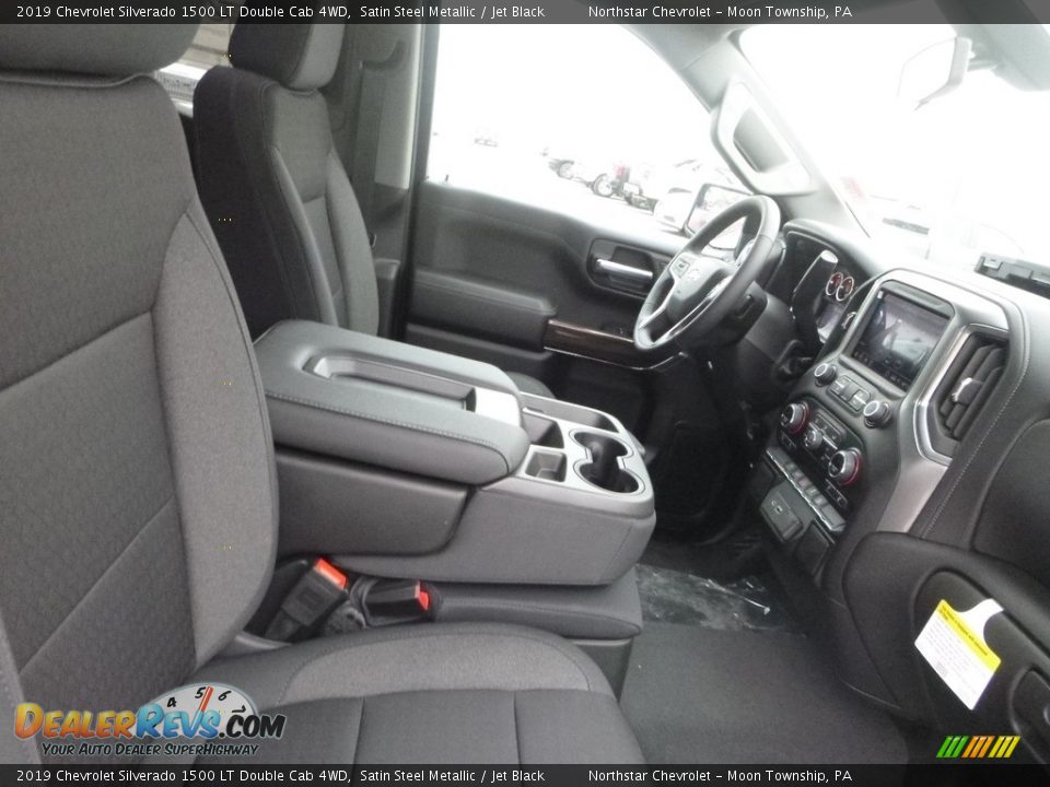 2019 Chevrolet Silverado 1500 LT Double Cab 4WD Satin Steel Metallic / Jet Black Photo #10