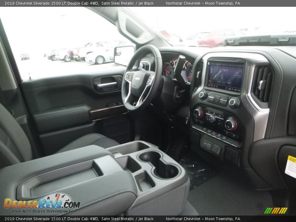 2019 Chevrolet Silverado 1500 LT Double Cab 4WD Satin Steel Metallic / Jet Black Photo #11