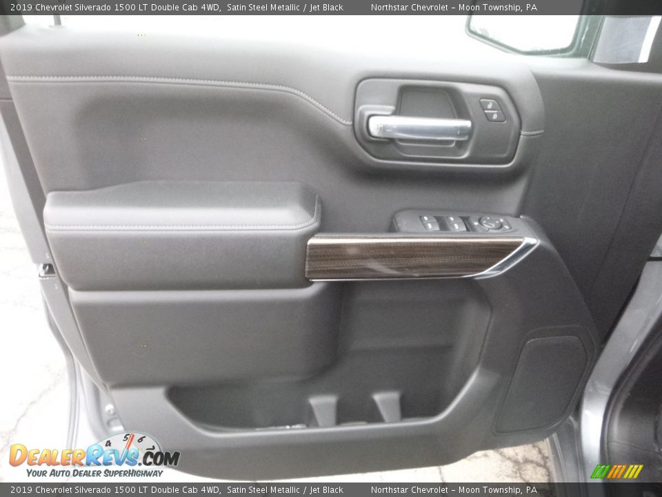 2019 Chevrolet Silverado 1500 LT Double Cab 4WD Satin Steel Metallic / Jet Black Photo #15