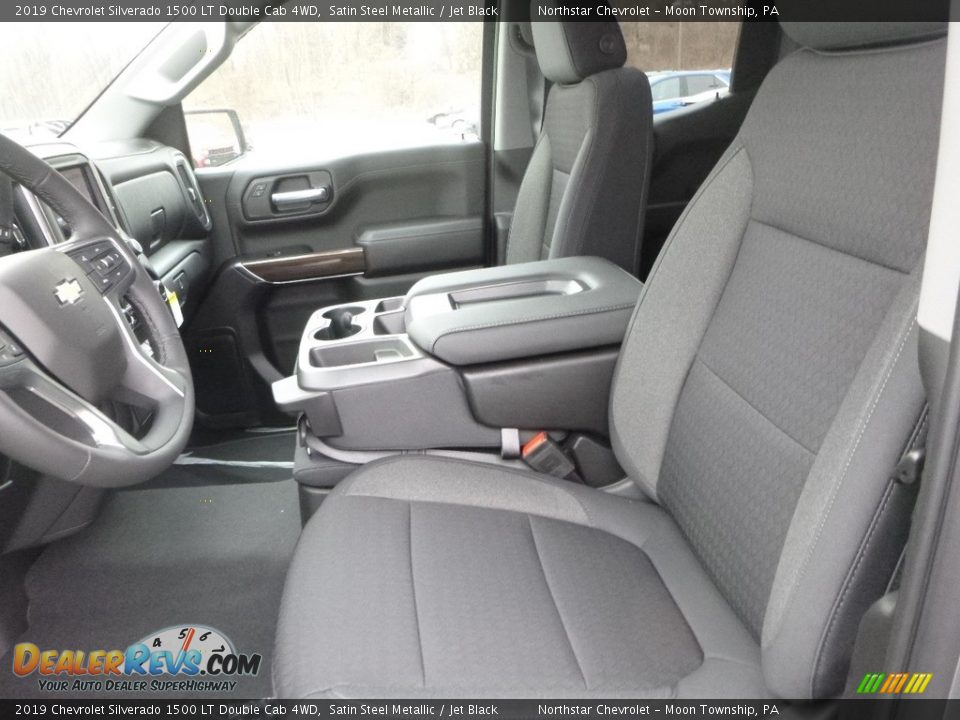 2019 Chevrolet Silverado 1500 LT Double Cab 4WD Satin Steel Metallic / Jet Black Photo #16
