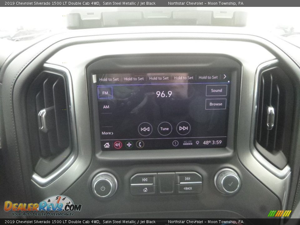 2019 Chevrolet Silverado 1500 LT Double Cab 4WD Satin Steel Metallic / Jet Black Photo #18
