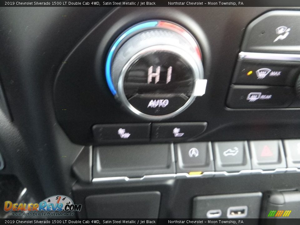 2019 Chevrolet Silverado 1500 LT Double Cab 4WD Satin Steel Metallic / Jet Black Photo #20