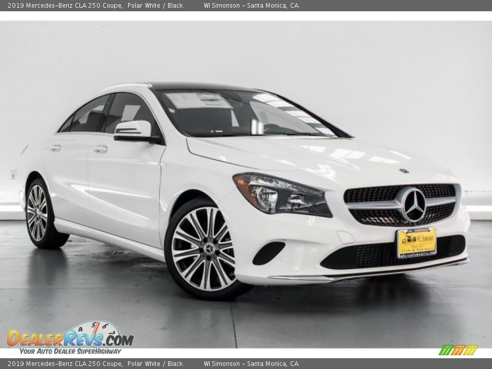 2019 Mercedes-Benz CLA 250 Coupe Polar White / Black Photo #12