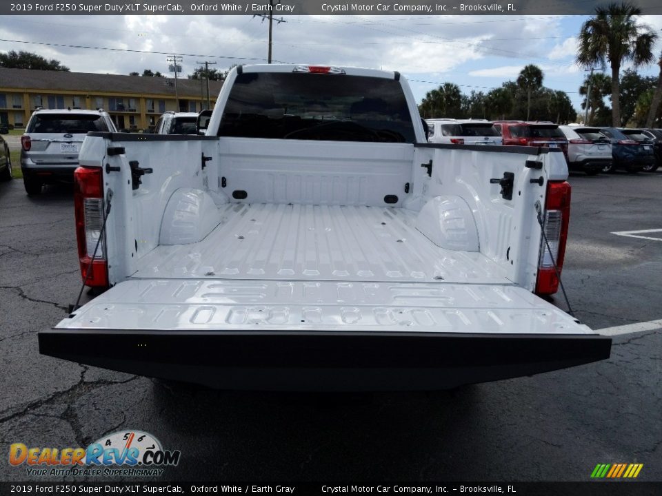 2019 Ford F250 Super Duty XLT SuperCab Oxford White / Earth Gray Photo #19
