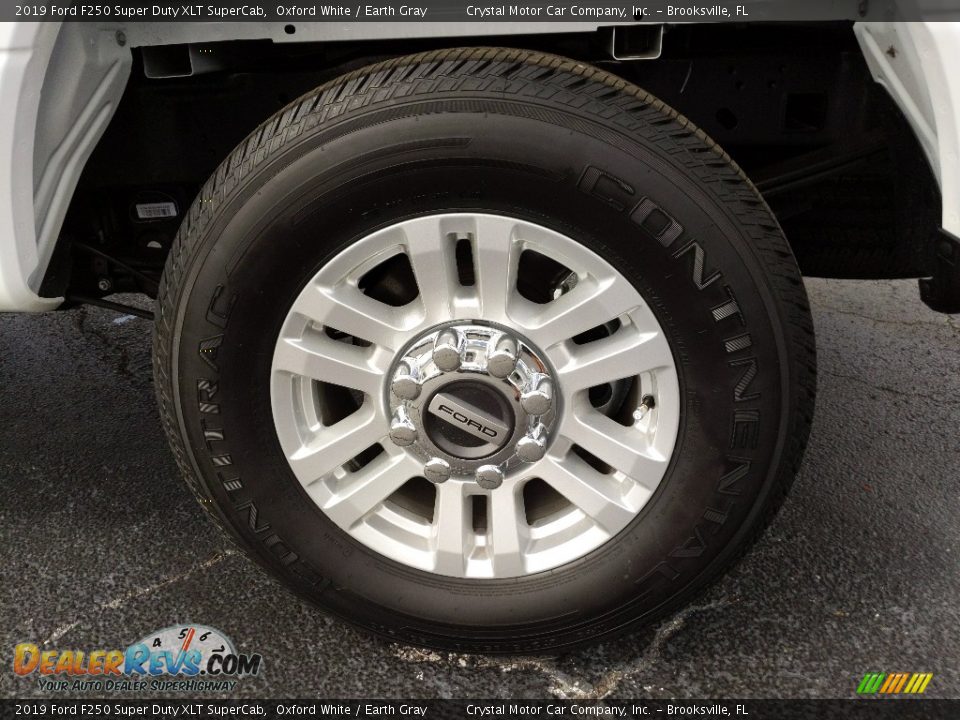 2019 Ford F250 Super Duty XLT SuperCab Oxford White / Earth Gray Photo #20