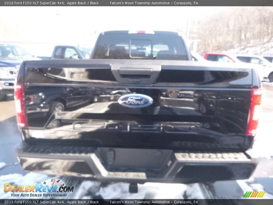 2019 Ford F150 XLT SuperCab 4x4 Agate Black / Black Photo #6