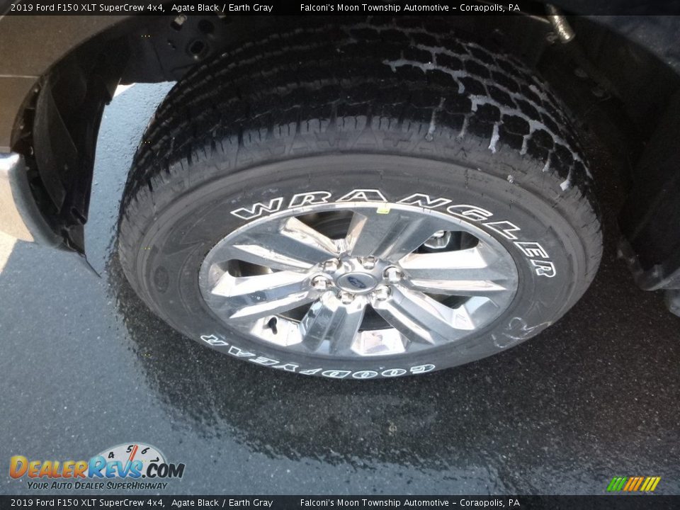 2019 Ford F150 XLT SuperCrew 4x4 Agate Black / Earth Gray Photo #7