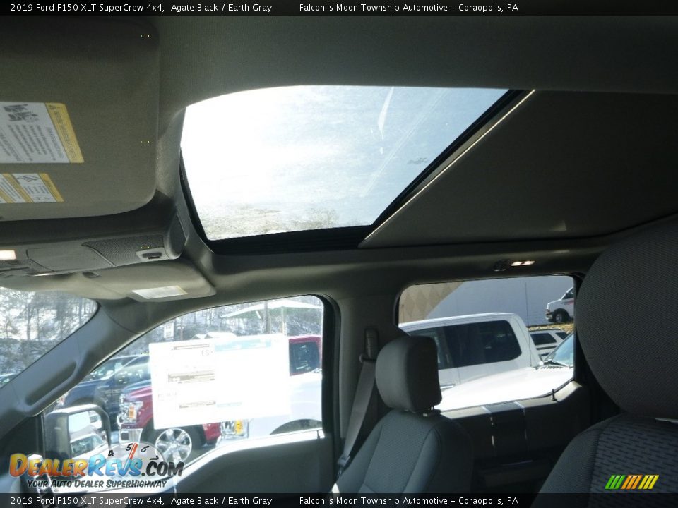 2019 Ford F150 XLT SuperCrew 4x4 Agate Black / Earth Gray Photo #12
