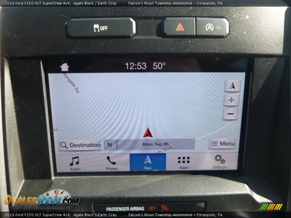 2019 Ford F150 XLT SuperCrew 4x4 Agate Black / Earth Gray Photo #14