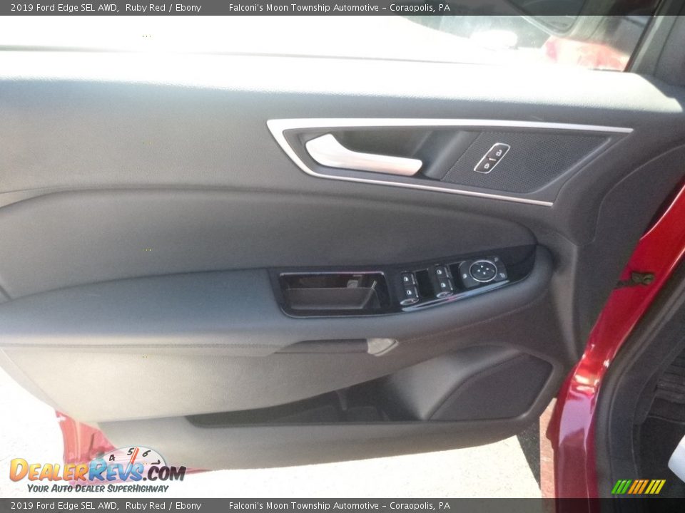 2019 Ford Edge SEL AWD Ruby Red / Ebony Photo #9
