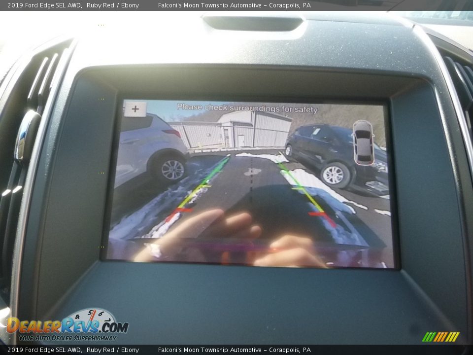2019 Ford Edge SEL AWD Ruby Red / Ebony Photo #14