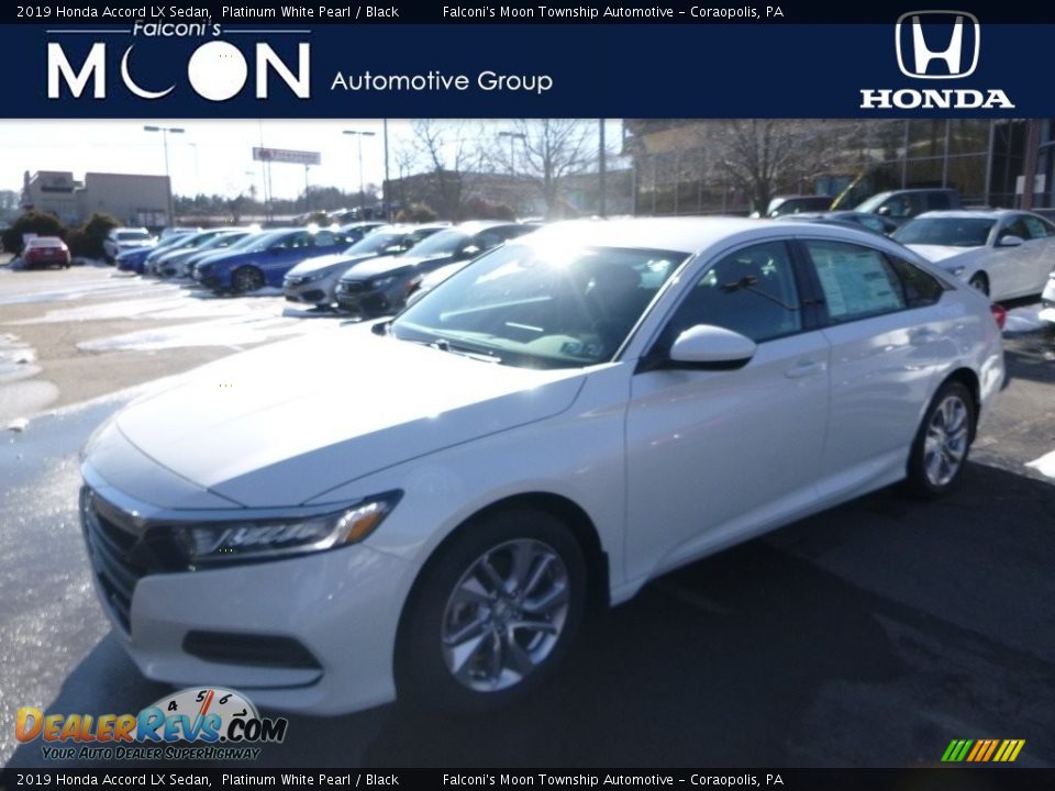 2019 Honda Accord LX Sedan Platinum White Pearl / Black Photo #1