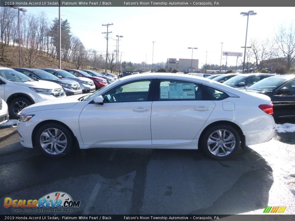 2019 Honda Accord LX Sedan Platinum White Pearl / Black Photo #2
