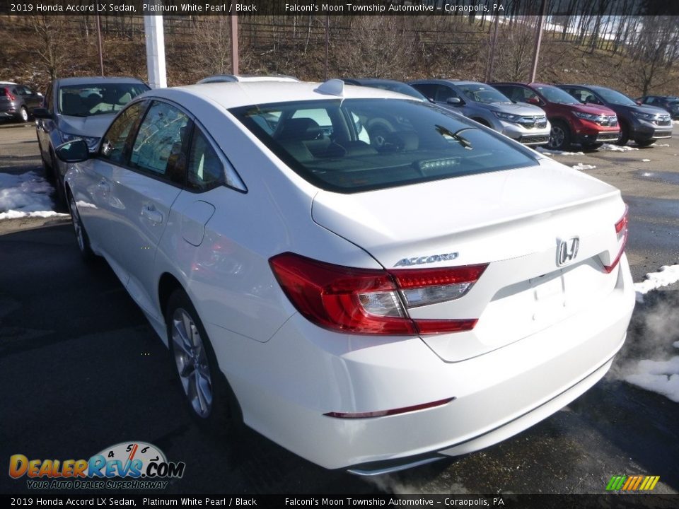 2019 Honda Accord LX Sedan Platinum White Pearl / Black Photo #3