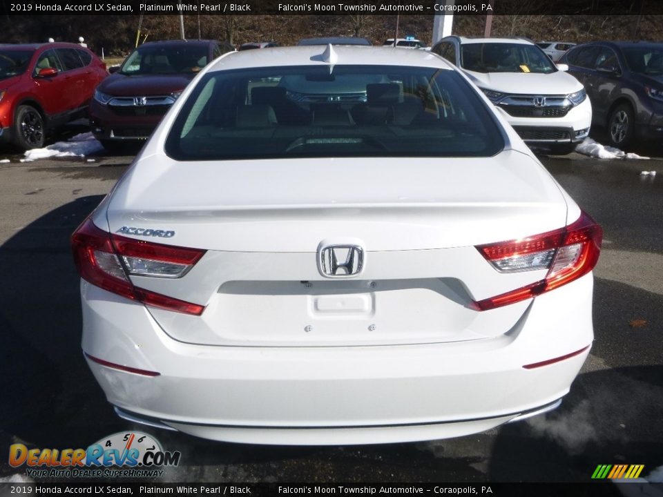 2019 Honda Accord LX Sedan Platinum White Pearl / Black Photo #4