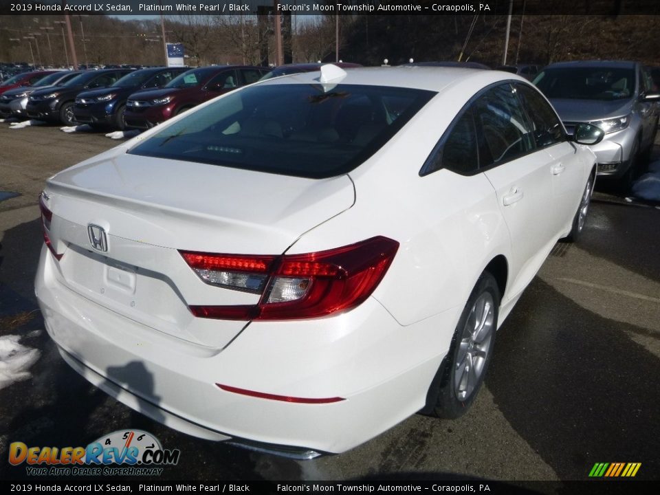 2019 Honda Accord LX Sedan Platinum White Pearl / Black Photo #5