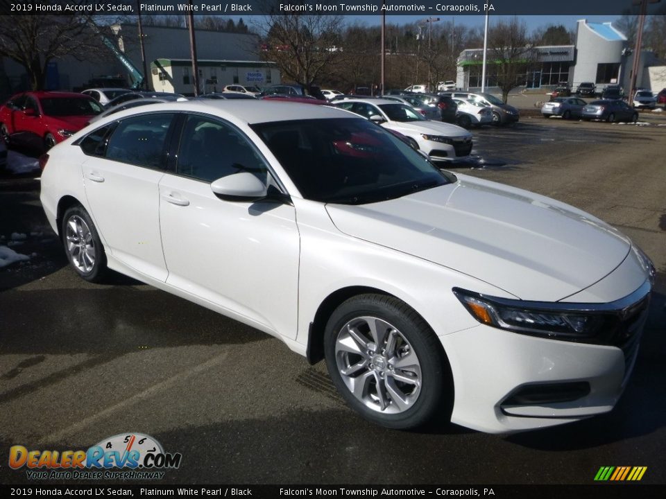 2019 Honda Accord LX Sedan Platinum White Pearl / Black Photo #6