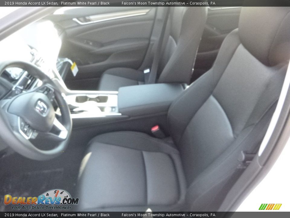 2019 Honda Accord LX Sedan Platinum White Pearl / Black Photo #9