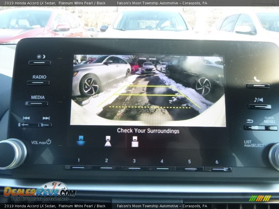 2019 Honda Accord LX Sedan Platinum White Pearl / Black Photo #15