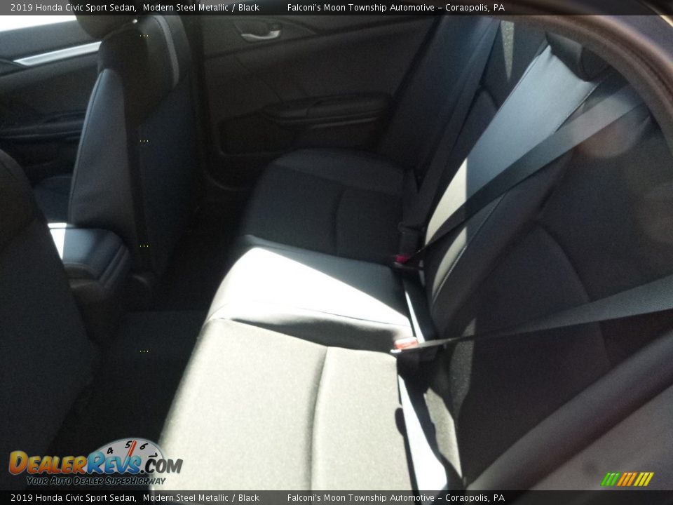 2019 Honda Civic Sport Sedan Modern Steel Metallic / Black Photo #10