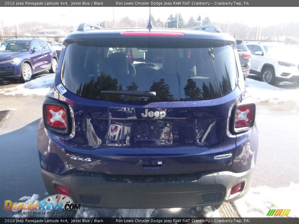 2019 Jeep Renegade Latitude 4x4 Jetset Blue / Black Photo #4