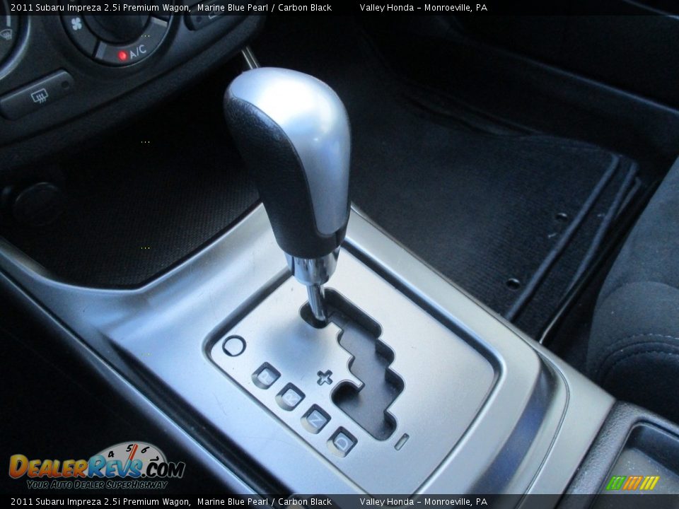 2011 Subaru Impreza 2.5i Premium Wagon Marine Blue Pearl / Carbon Black Photo #16