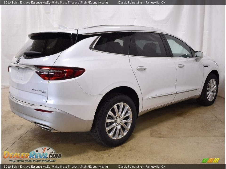 2019 Buick Enclave Essence AWD White Frost Tricoat / Shale/Ebony Accents Photo #2