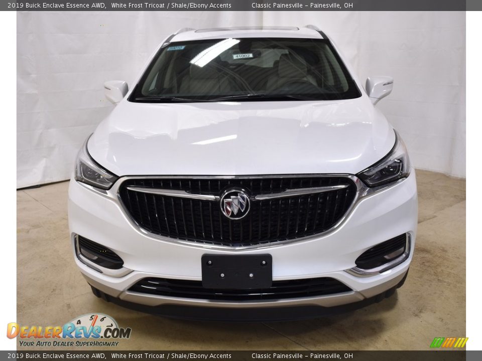 2019 Buick Enclave Essence AWD White Frost Tricoat / Shale/Ebony Accents Photo #4