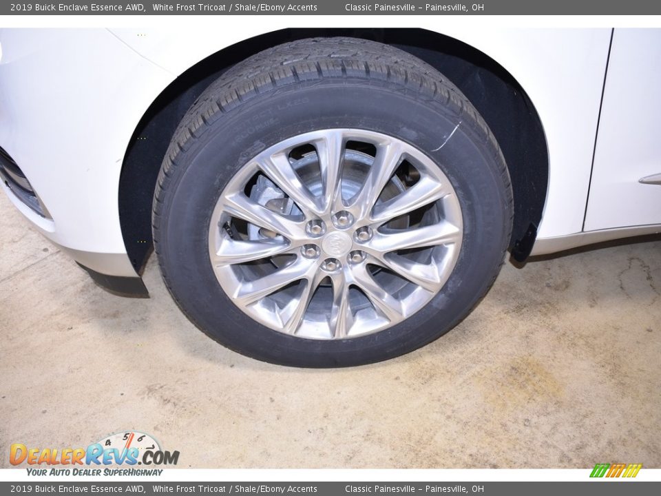 2019 Buick Enclave Essence AWD White Frost Tricoat / Shale/Ebony Accents Photo #5