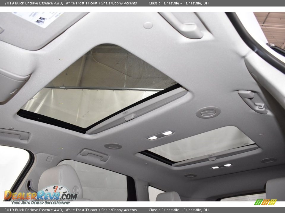 2019 Buick Enclave Essence AWD White Frost Tricoat / Shale/Ebony Accents Photo #6