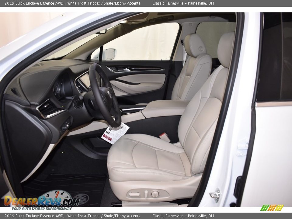 2019 Buick Enclave Essence AWD White Frost Tricoat / Shale/Ebony Accents Photo #7