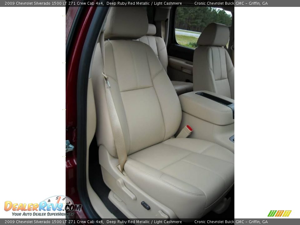 2009 Chevrolet Silverado 1500 LT Z71 Crew Cab 4x4 Deep Ruby Red Metallic / Light Cashmere Photo #21