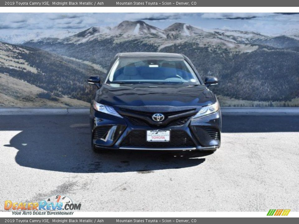 2019 Toyota Camry XSE Midnight Black Metallic / Ash Photo #2
