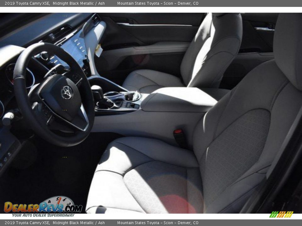 2019 Toyota Camry XSE Midnight Black Metallic / Ash Photo #6