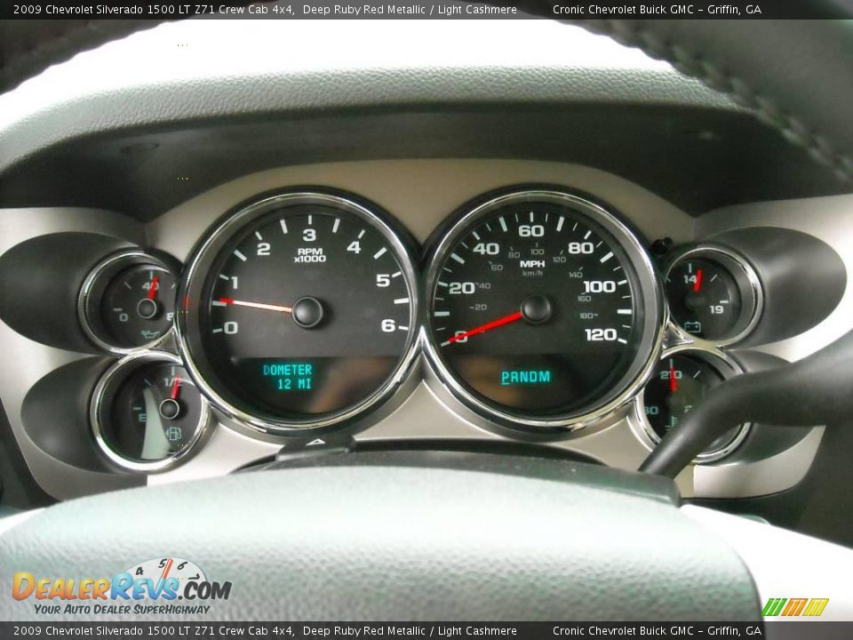 2009 Chevrolet Silverado 1500 LT Z71 Crew Cab 4x4 Deep Ruby Red Metallic / Light Cashmere Photo #26