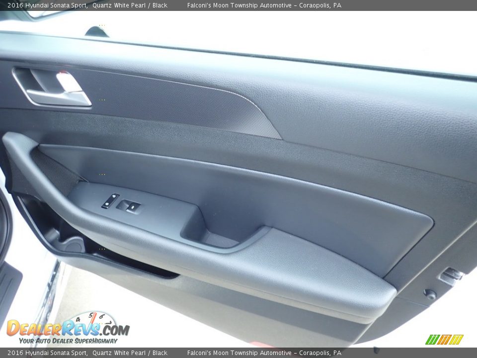 2016 Hyundai Sonata Sport Quartz White Pearl / Black Photo #13
