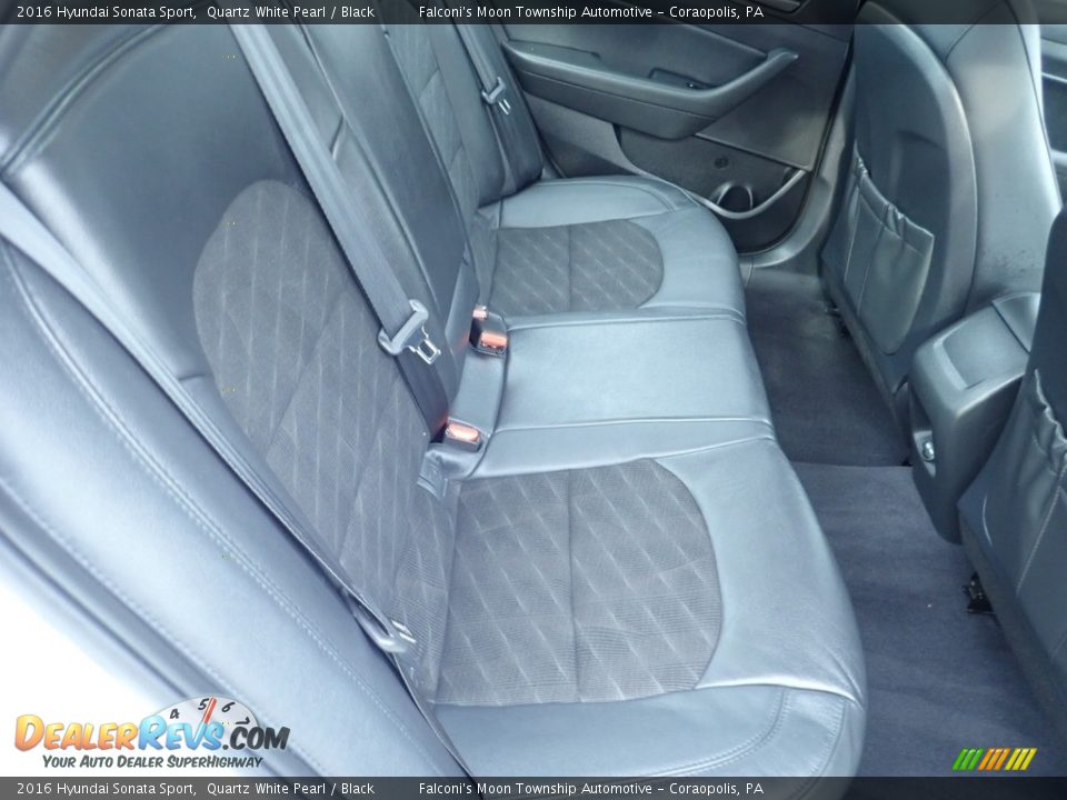 2016 Hyundai Sonata Sport Quartz White Pearl / Black Photo #14