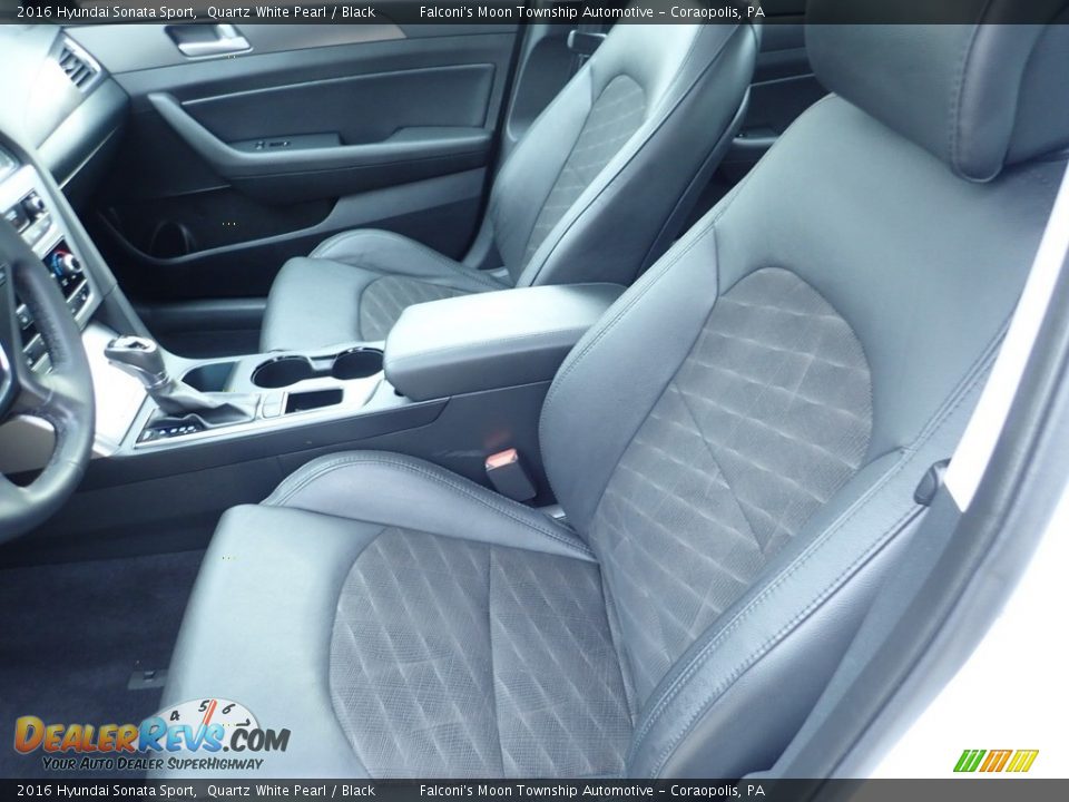 2016 Hyundai Sonata Sport Quartz White Pearl / Black Photo #15